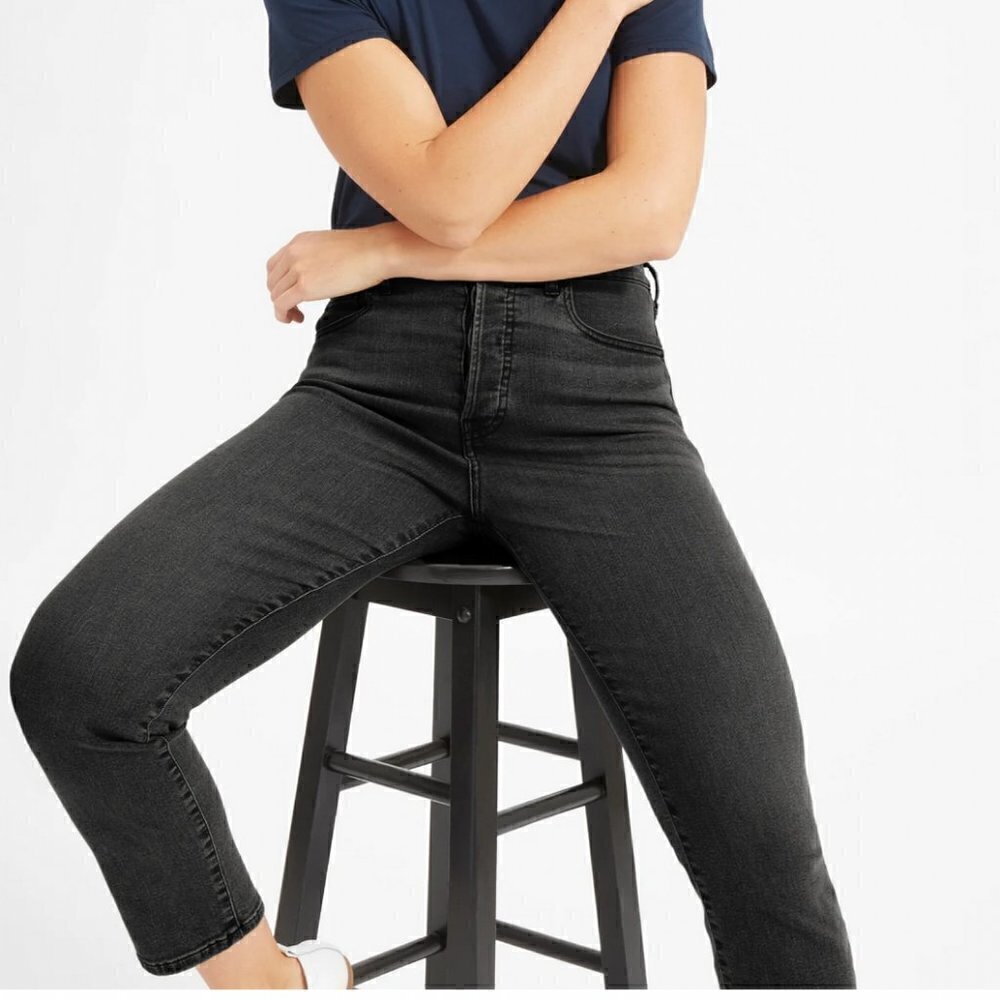 NWT Everlane Womens Mid rise moto jeans sz 26